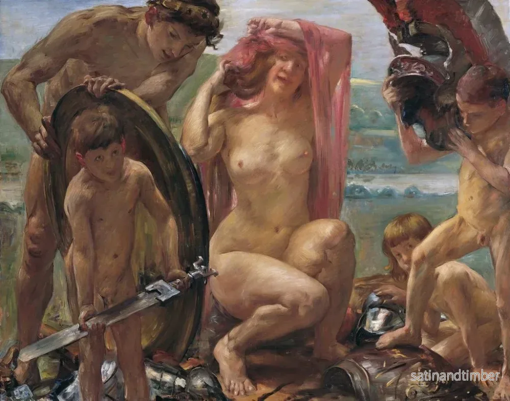 Reproduktion av målningen Les Armes de Mars - Lovis Corinth - Bild 2