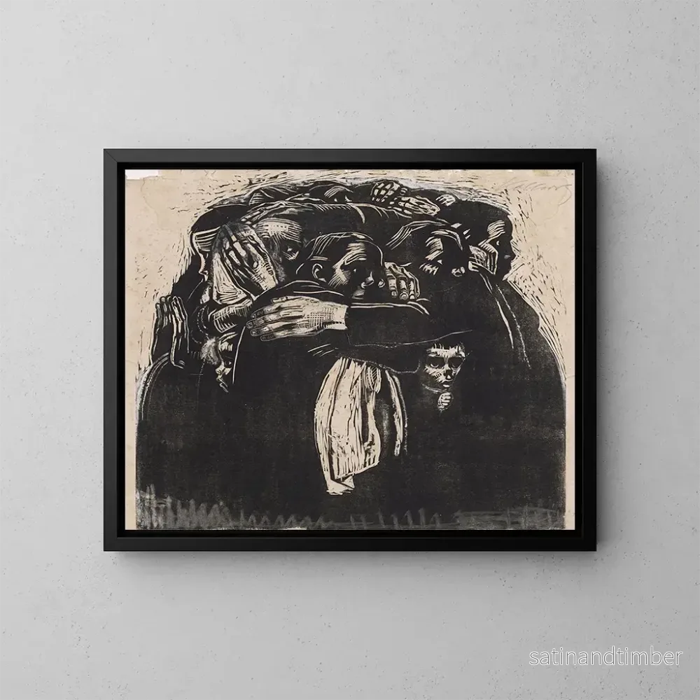 Reproduktion av målningen av Mödre - Käthe Kollwitz
