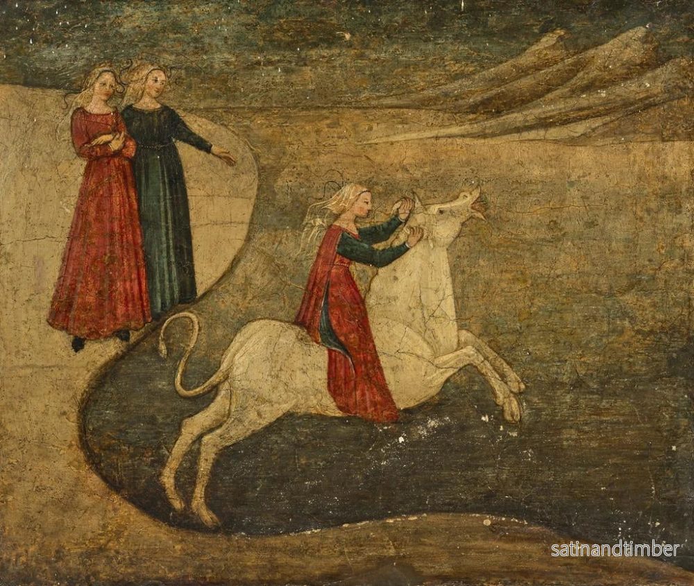Reproduktion av målningen Le Viol d'Europe - Maître de 1441 - Bild 2