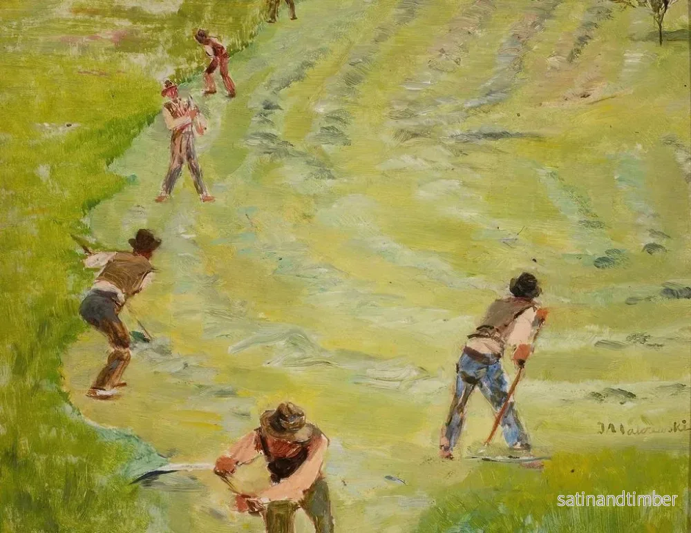 Reproduktion av målningen Moissonneurs - Jacek Malczewski - Bild 2