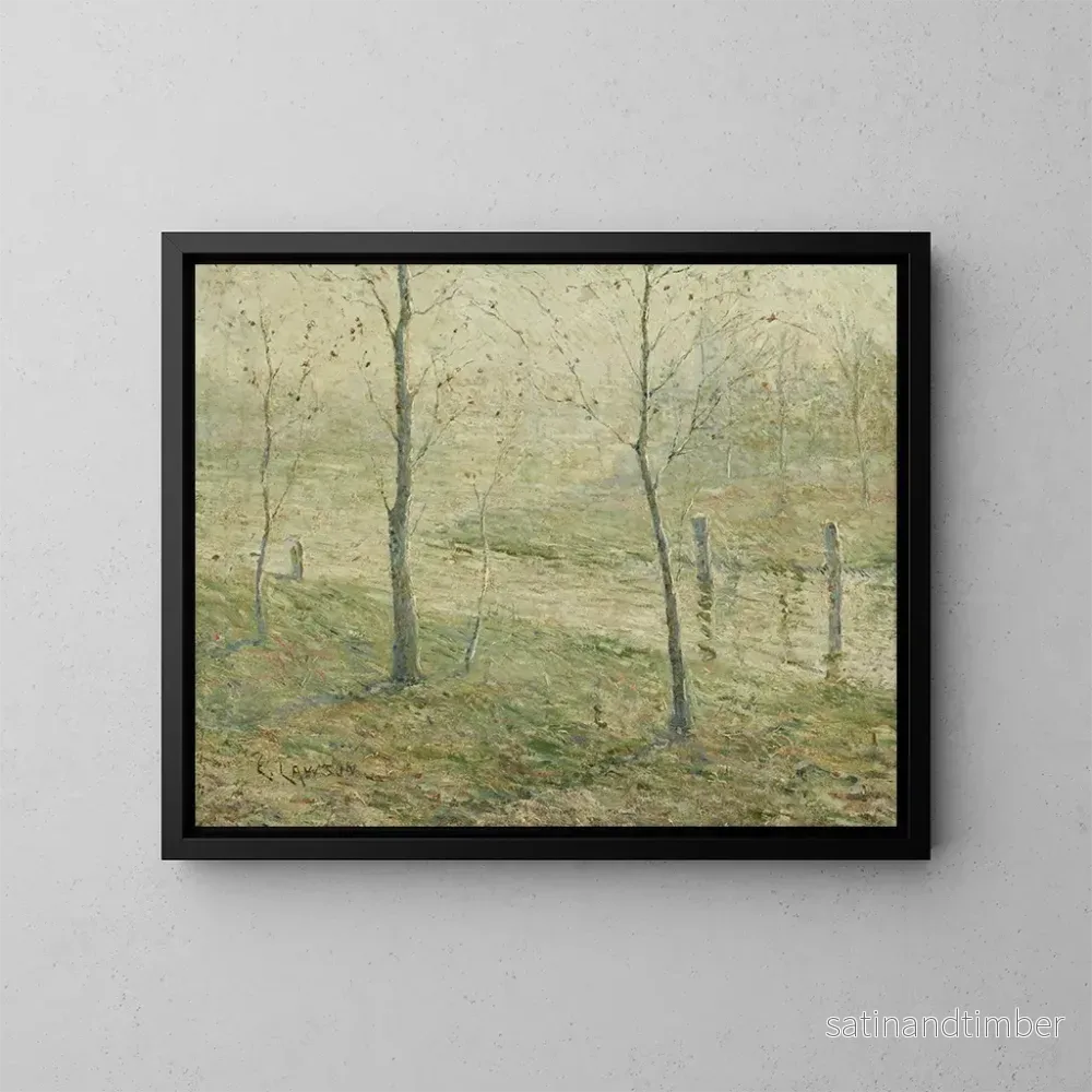 Reproduktion av målningen Brume du matin - Ernest Lawson