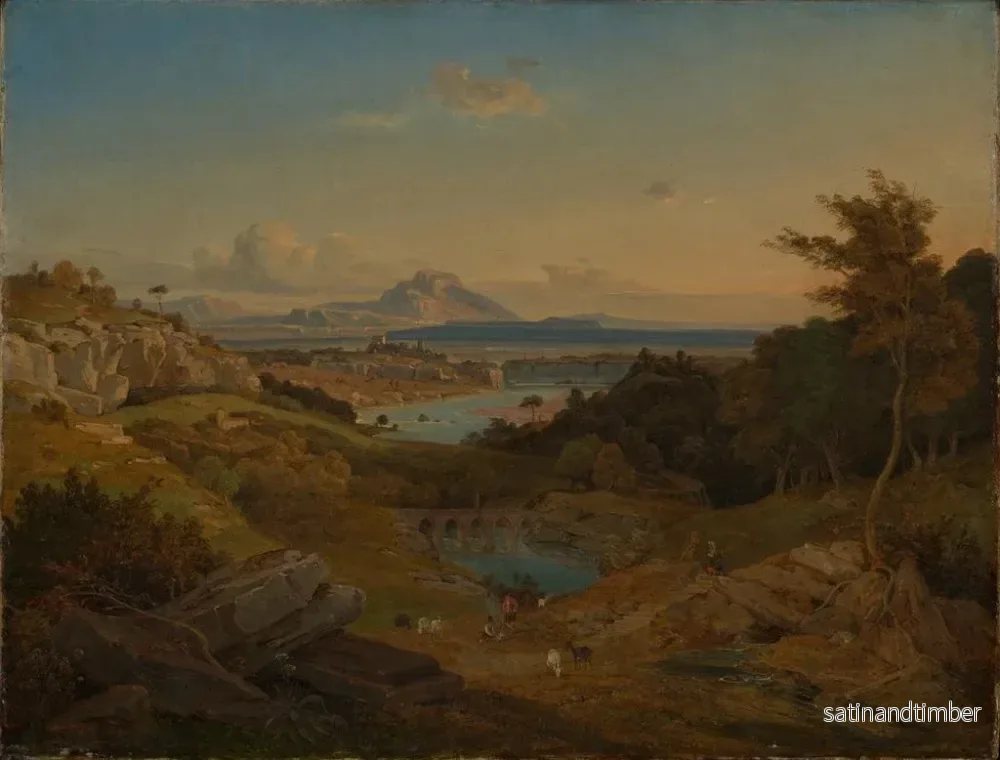 Reproduktion av målningen av dalmatisk kustlandskap - Leopold Rottmann - Bild 2