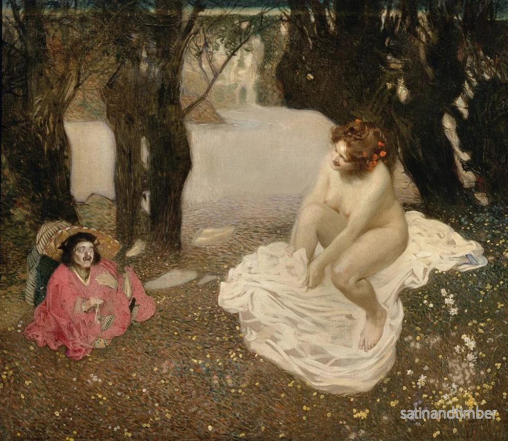 Reproduktion av målningen Le nain et la femme - Sigmund Walter Hampel - Bild 2