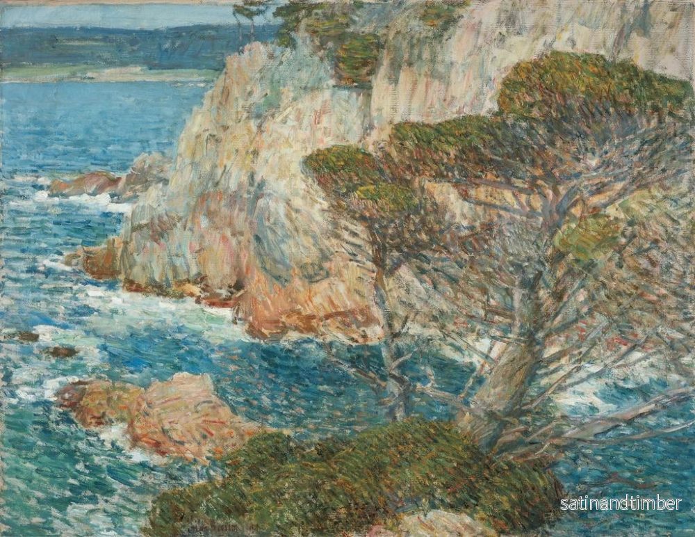 Reproduktion av målningen Point Lobos - Childe Hassam - Bild 2