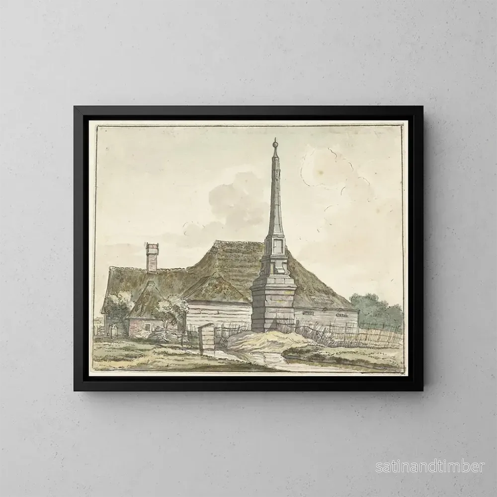 Reproduktion av målningen Le jalon ou le poteau de banlieue à Halfweg - Jacques Kuyper