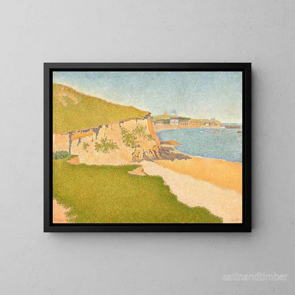 Reproduktion av målningen Portrait de Tertre Denis - Paul Signac