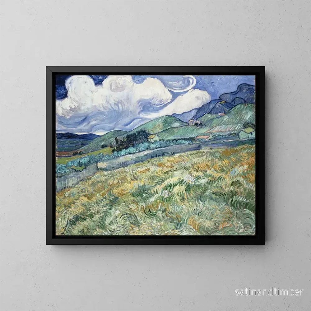 Reproduktion av målningen Landskap av Saint-Rémy - Vincent van Gogh