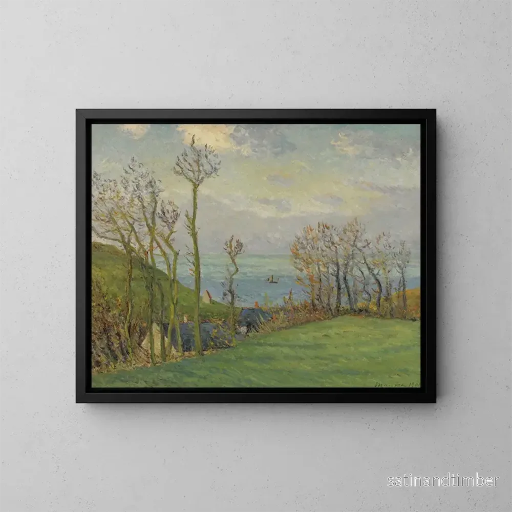 Reproduktion av målningen Le Vallon de Vaucottes-sur-Mer - Maxime Maufra