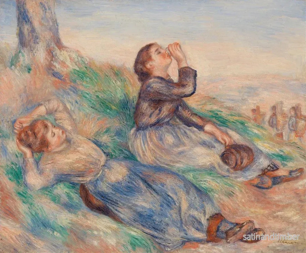 Reproduktion av målningen Vendangeuses - Pierre-Auguste Renoir - Bild 2