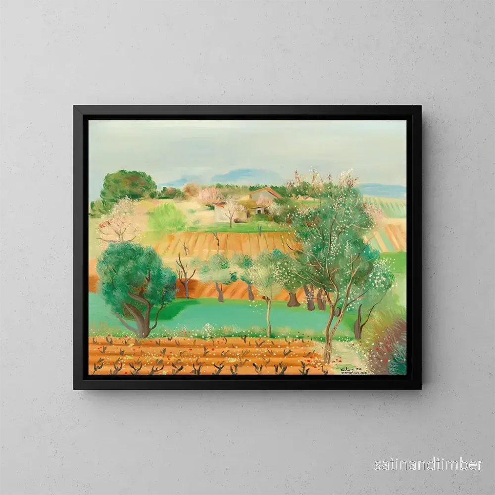 Reproduktion av målningen Sanary-sur-Mer - Moïse Kisling