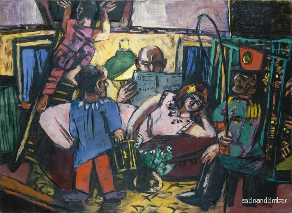 Reproduktion av målningen Caravane de cirque - Max Beckmann - Bild 2