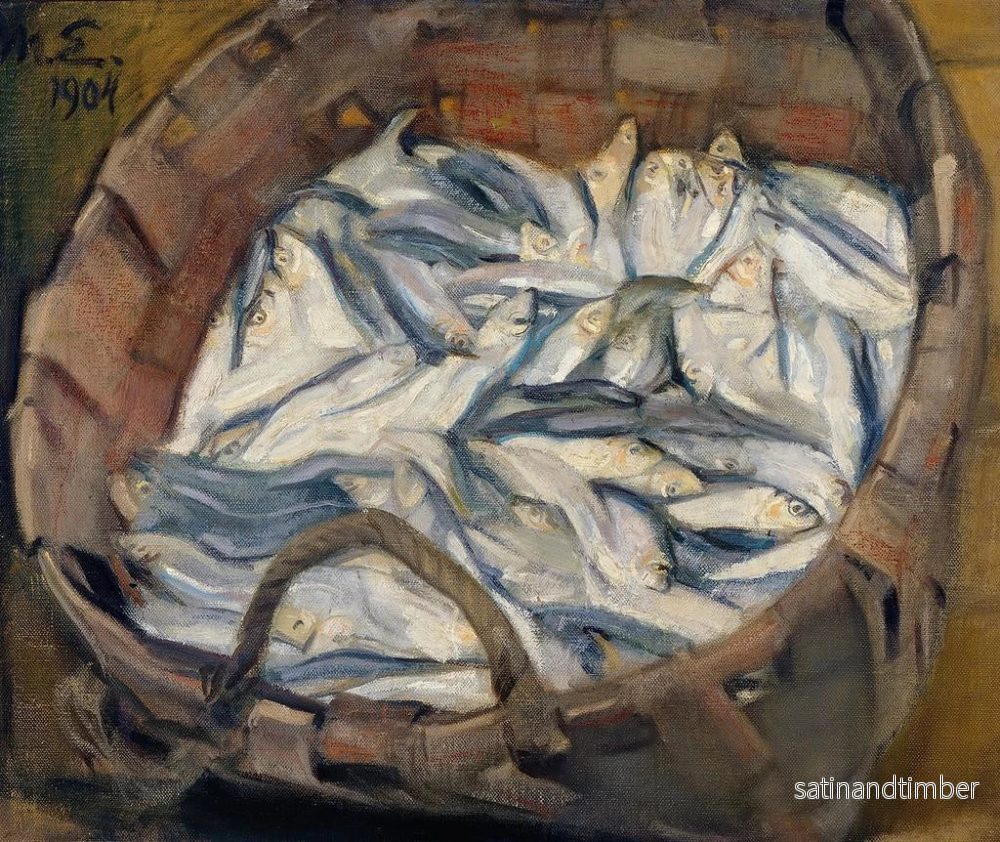 Reproduktion av målningen av Baltiska sillen - Magnus Enckell - Bild 2