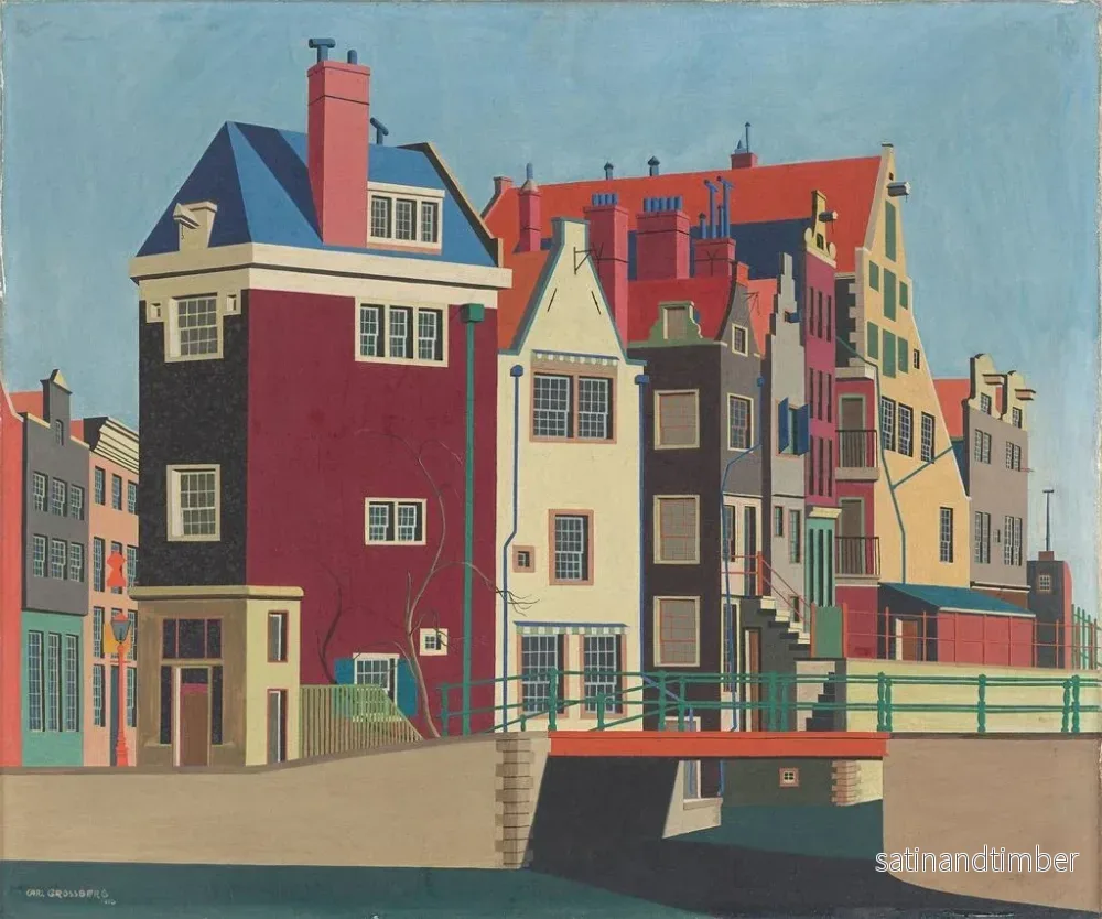 Reproduktion av målningen Rokin i Amsterdam - Carl Grossberg - Bild 2
