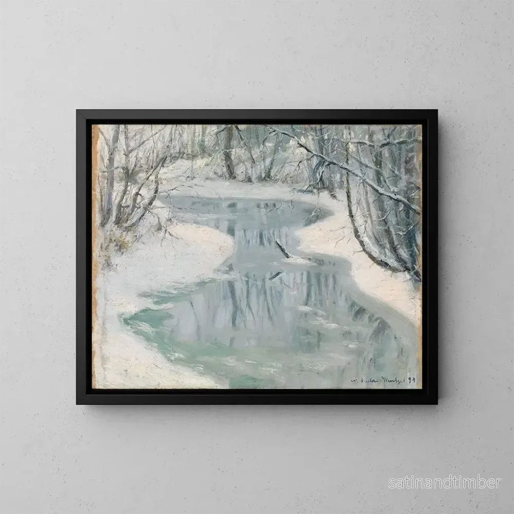 Reproduktion av målningen Dégel - Gustav Wentzel