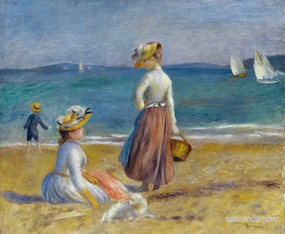 Reproduktion av målningen Figurer på stranden - Pierre-Auguste Renoir - Bild 2
