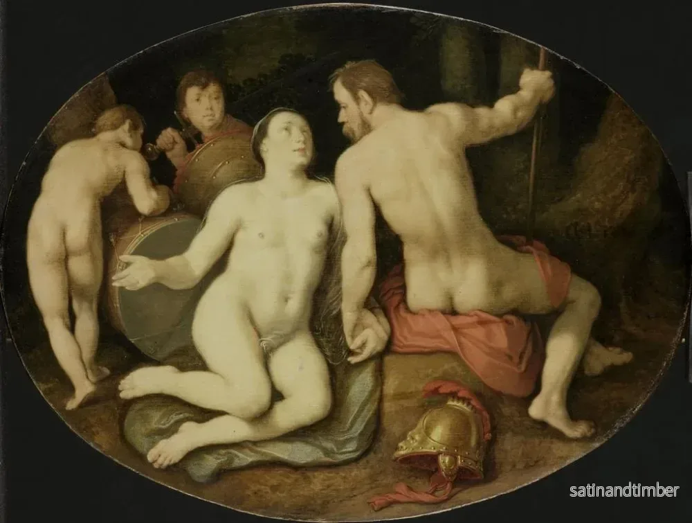 Reproduktion av målningen Venus och Mars - Cornelis Cornelisz van Haarlem - Bild 2