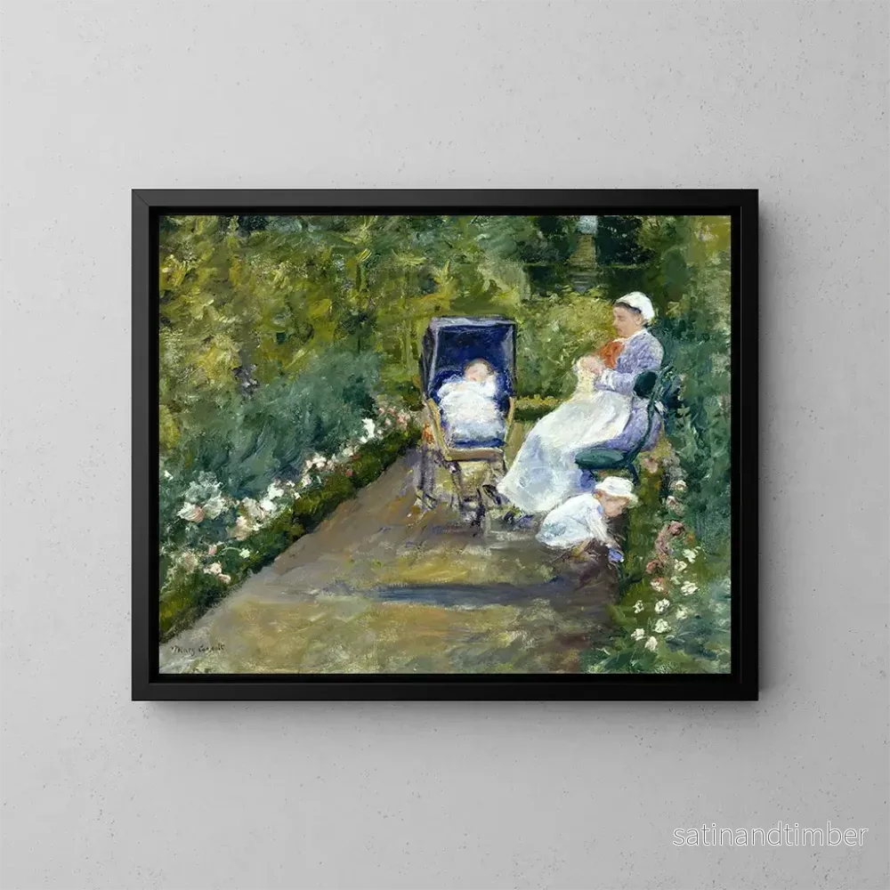 Reproduktion av målningen Barn i en trädgård – Mary Cassatt Reproduktion av målningen Barn i en trädgård – Mary Cassatt