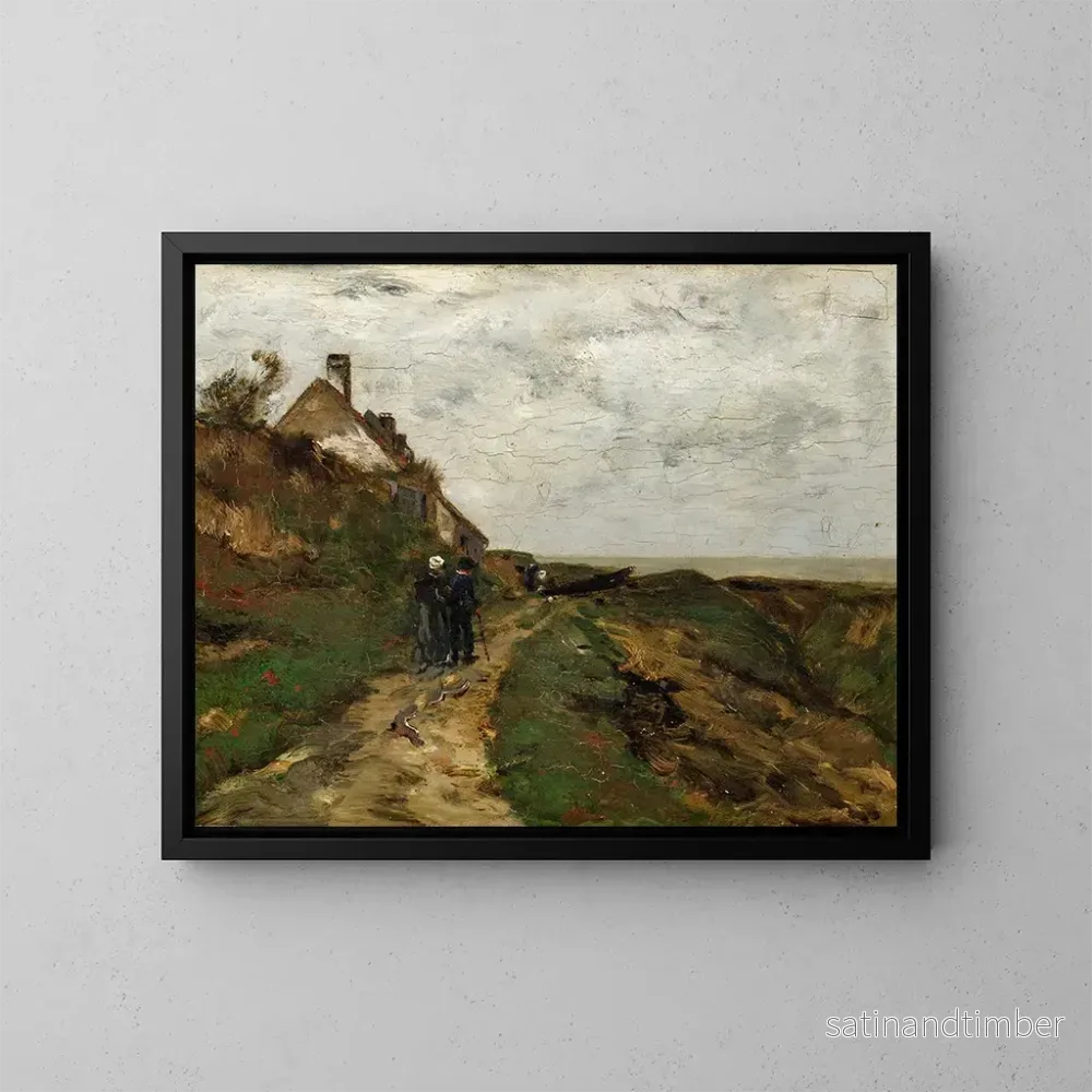 Reproduktion av målningen Vue à Menil-Val - Wilhelm von Gegerfelt