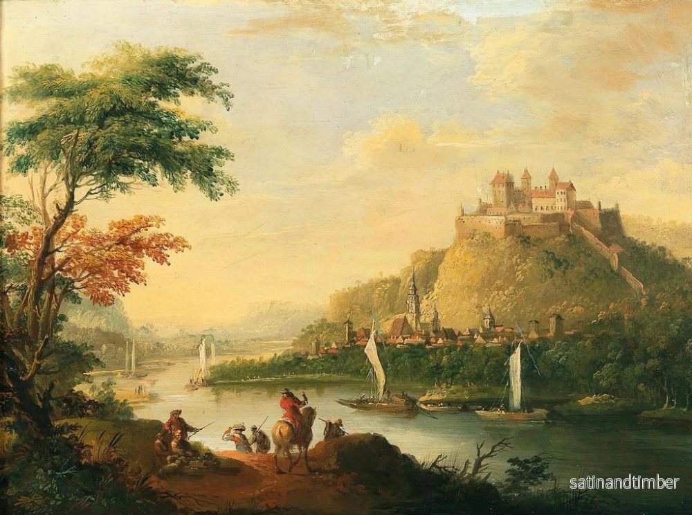 Reproduktion av målningen Vy över Dresden - Christian Wilhelm Ernst Dietrich - Bild 2