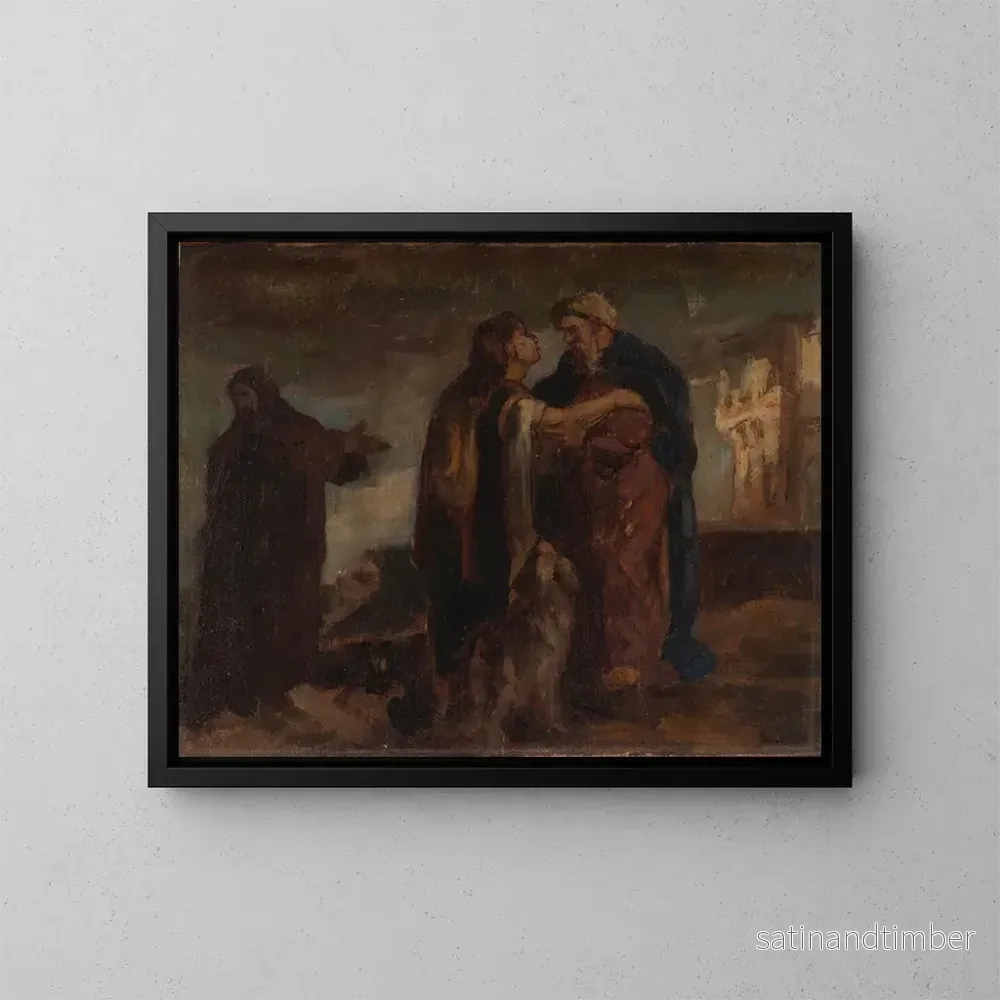 Reproduktion av målningen Le retour du fils prodigue - James Ensor