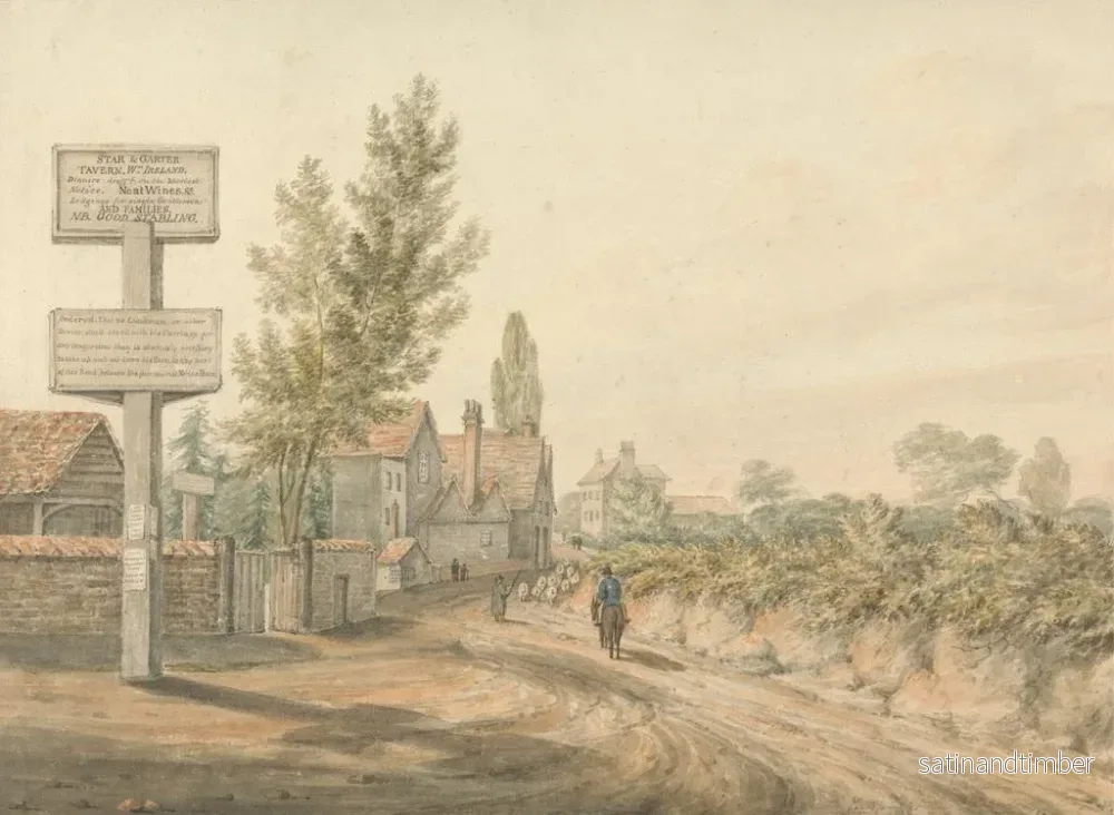 Reproduktion av målningen Entré i Brentford - William Henry Harriott - Bild 2