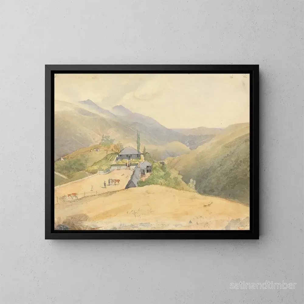 Reproduktion av målningen Mont Clifton - Godfrey Thomas Vigne