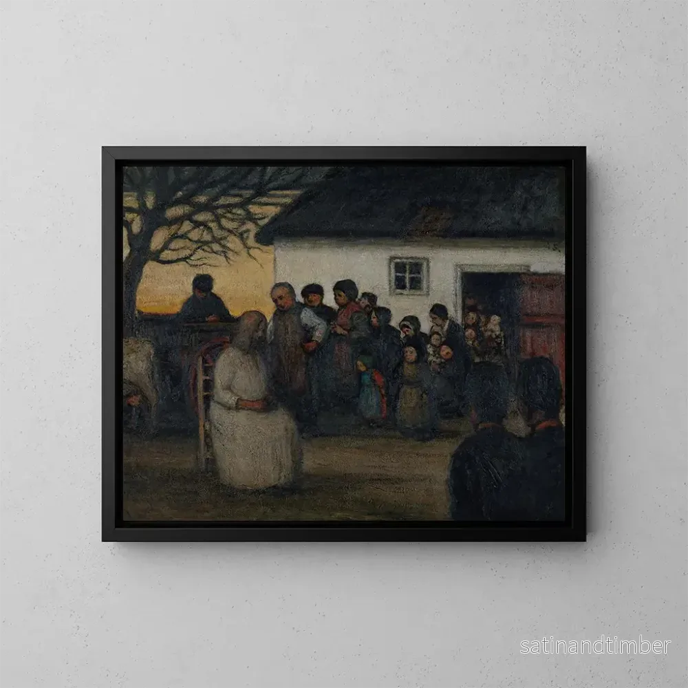 Reproduktion av målningen Le moquerie du Christ - Jakob Smits