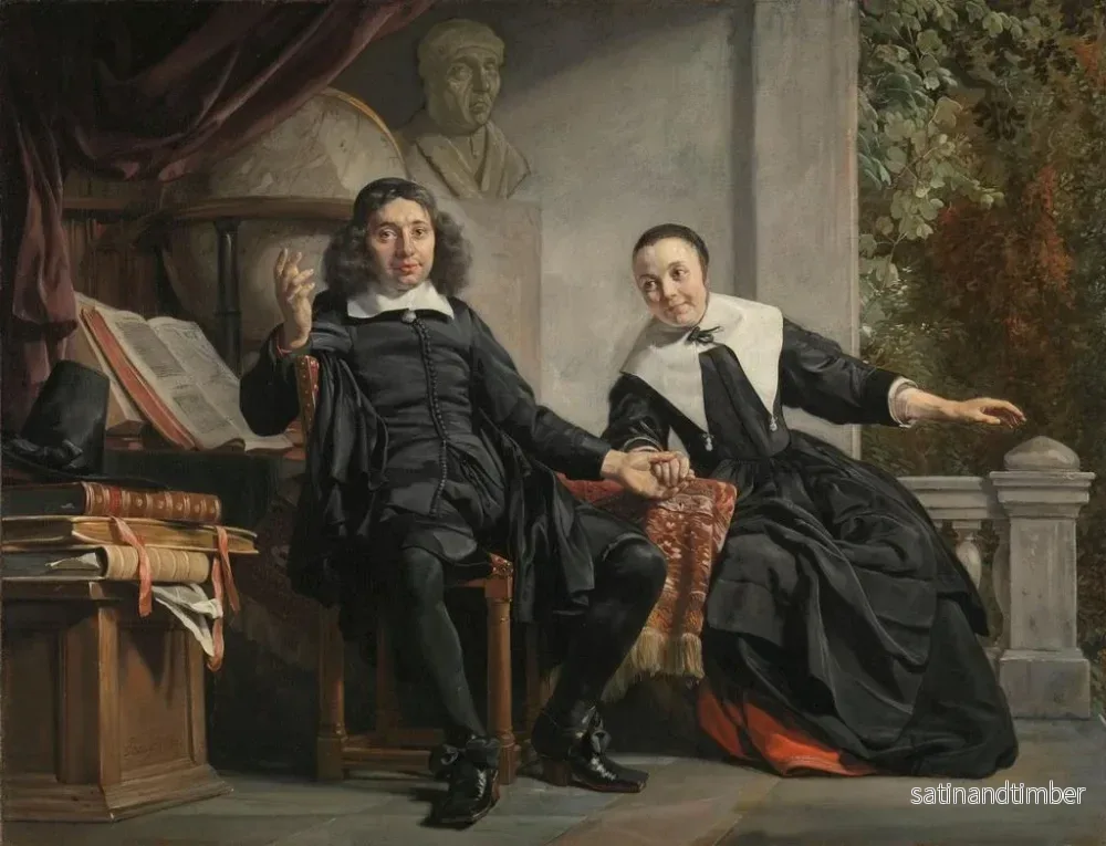 Reproduktion av målningen av Abraham Casteleyn och hans fru Margarieta van Bancken - Jan de Bray - Bild 2
