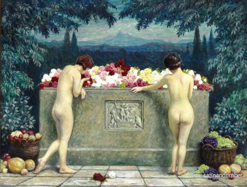 Reproduktion av målningen Le sarcophage de Ved - Paul Fischer - Bild 2