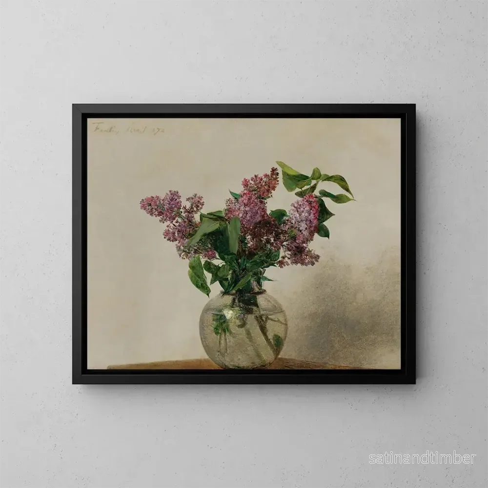 Reproduktion av målningen Lilas - Henri Fantin-Latour