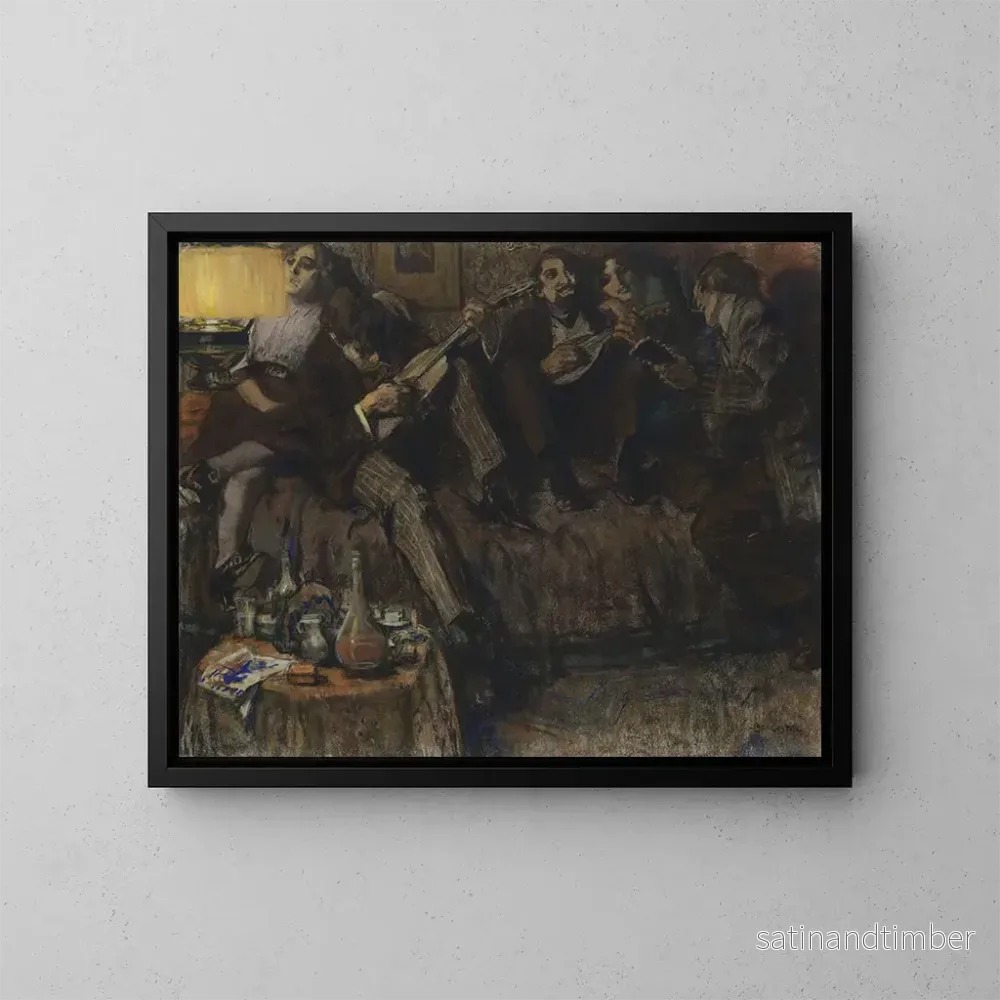 Reproduktion av målningen Bohème - Leo Gestel