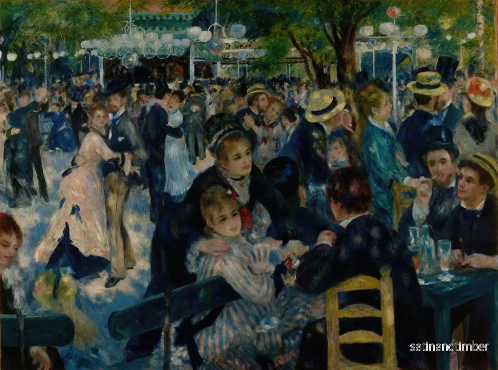 Reproduktion av målningen Dans vid Moulin de la Galette - Pierre-Auguste Renoir - Bild 2