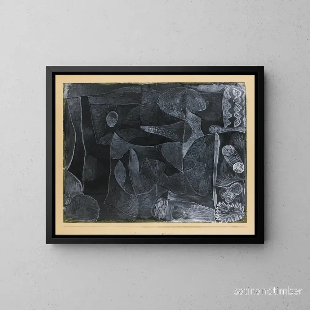Reproduktion av målningen Morgonrodnad - Paul Klee