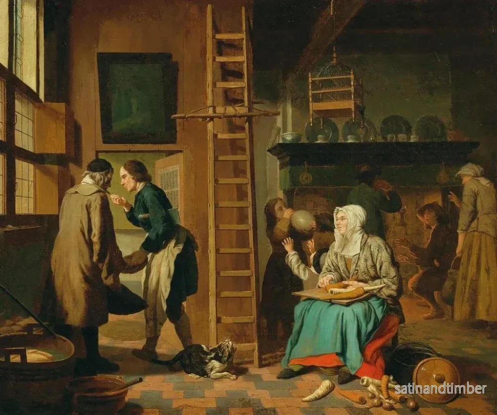 Reproduktion av målningen av ett köksinteriör - Jan Josef Horemans den äldre - Bild 2