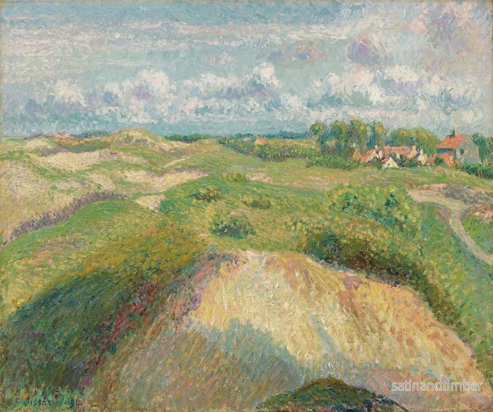Reproduktion av målningen Les dunes de Knokke, effet de soleil - Camille Pissarro - Bild 2