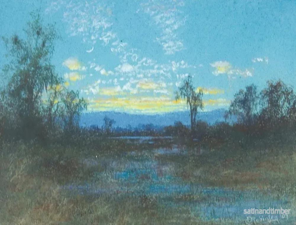 Reproduktion av målningen Solnedgång - Charles Dorman Robinson - Bild 2