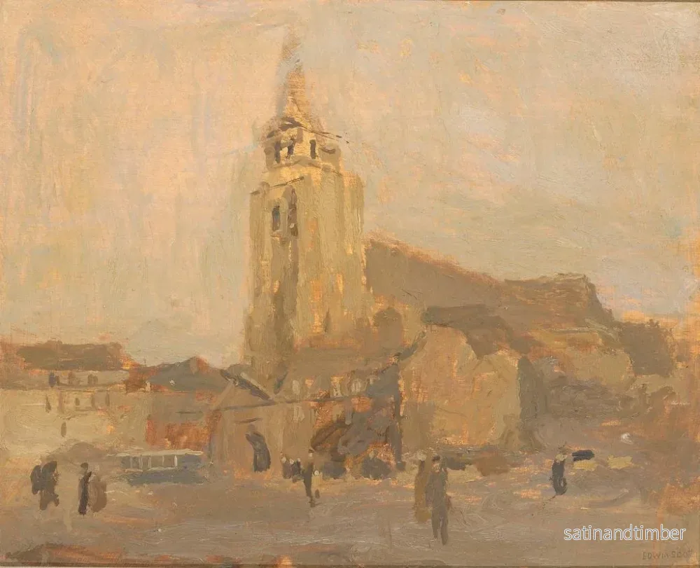 Reproduktion av målningen av Église Saint-Merry - Frank Edwin Scott - Bild 2