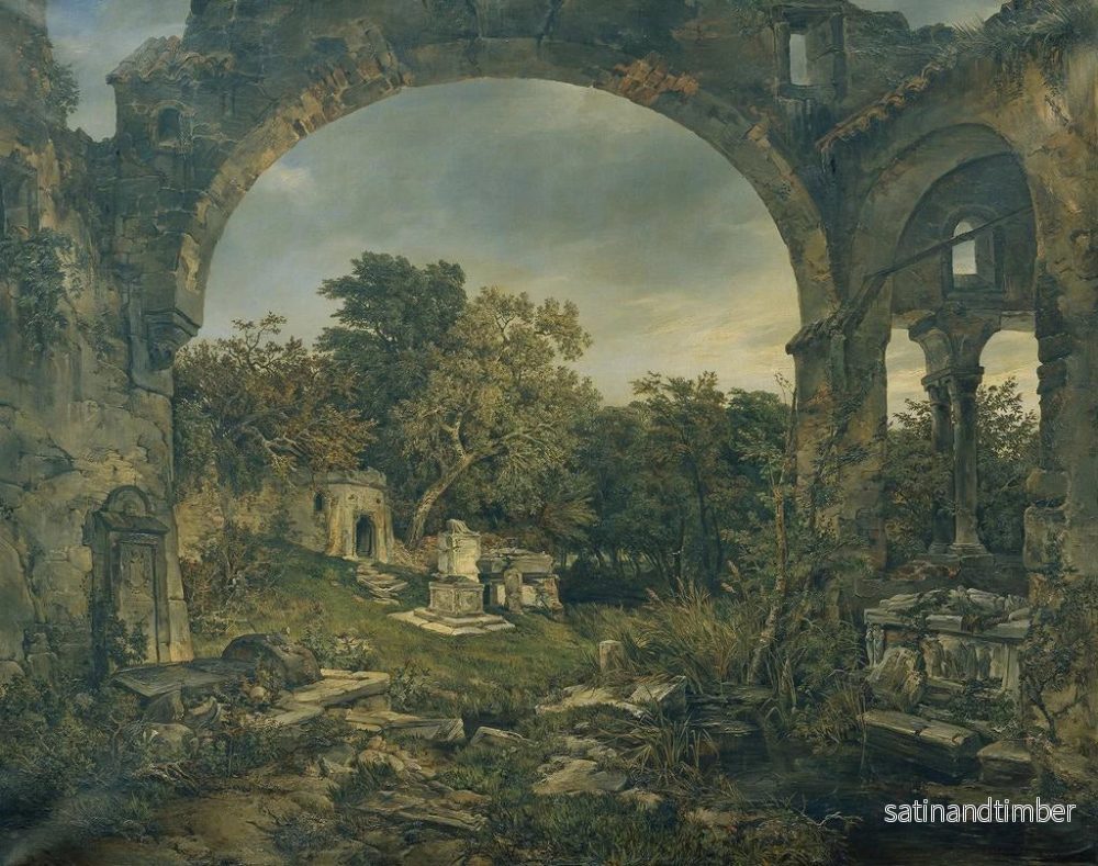 Reproduktion av målningen Cimetière verdoyant - Joseph Selleny - Bild 2