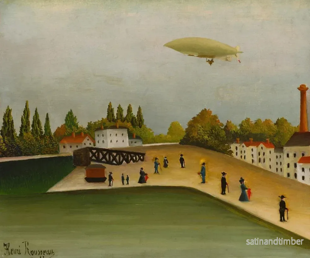 Reproduktion av målningen Quai d'Ivry - Henri Rousseau - Bild 2