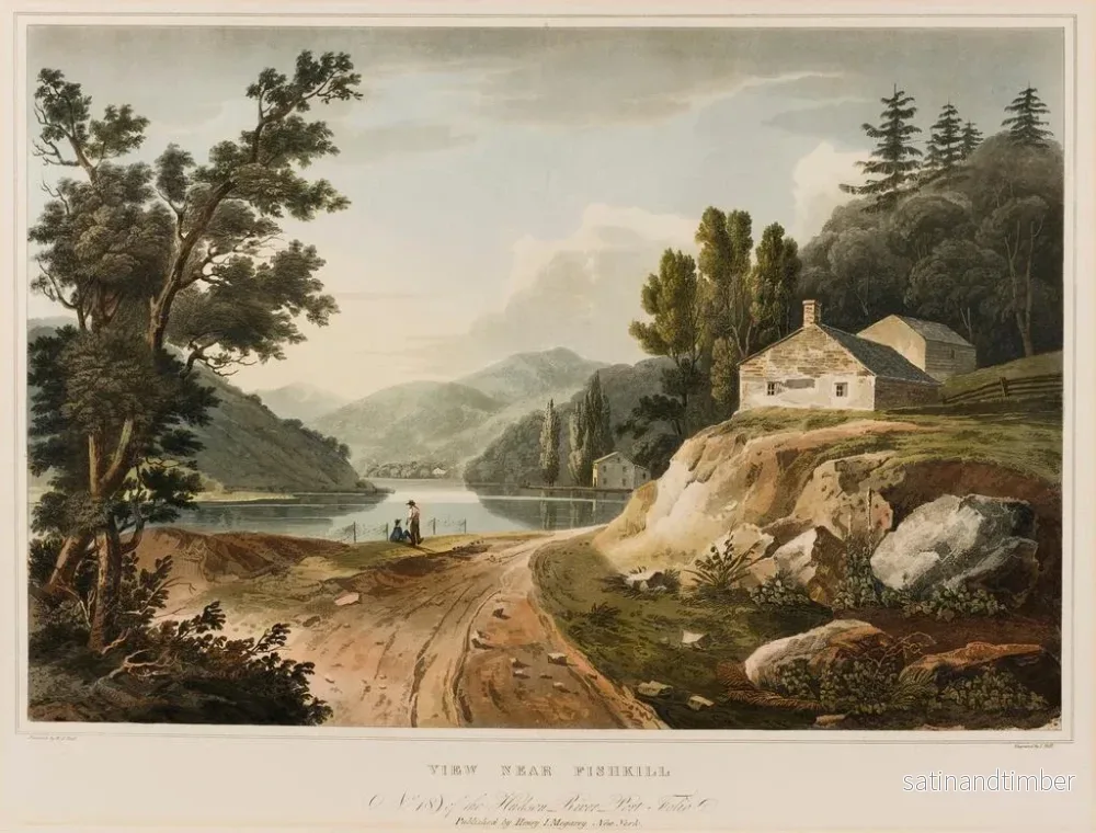 Reproduktion av målningen Vue près de Fishkill - William Guy Wall - Bild 2