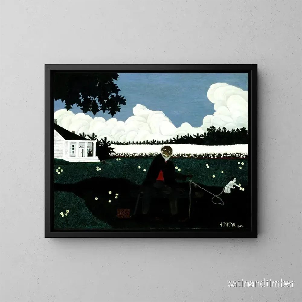 Reproduktion av målningen Vieux Joe Noir – Horace Pippin Reproduktion av målningen Vieux Joe Noir – Horace Pippin