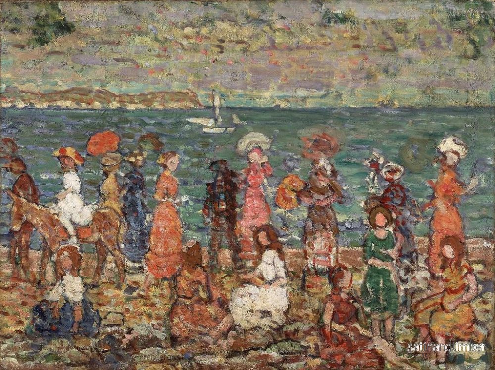 Reproduktion av målningen Plage - Maurice Prendergast - Bild 2
