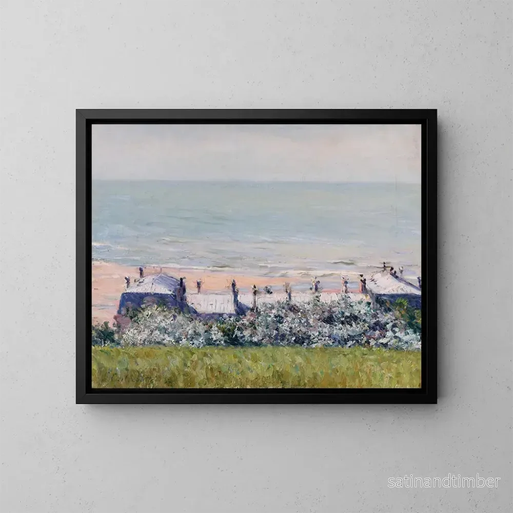 Reproduktion av målningen Les toits de l’Hôtel des Roches Noires, Trouville – Gustave Caillebotte Reproduktion av målningen Les toits de l’Hôtel des Roches Noires, Trouville – Gustave Caillebotte