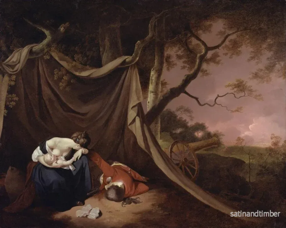 Reproduktion av målningen Le Soldat mort - Joseph Wright de Derby - Bild 2