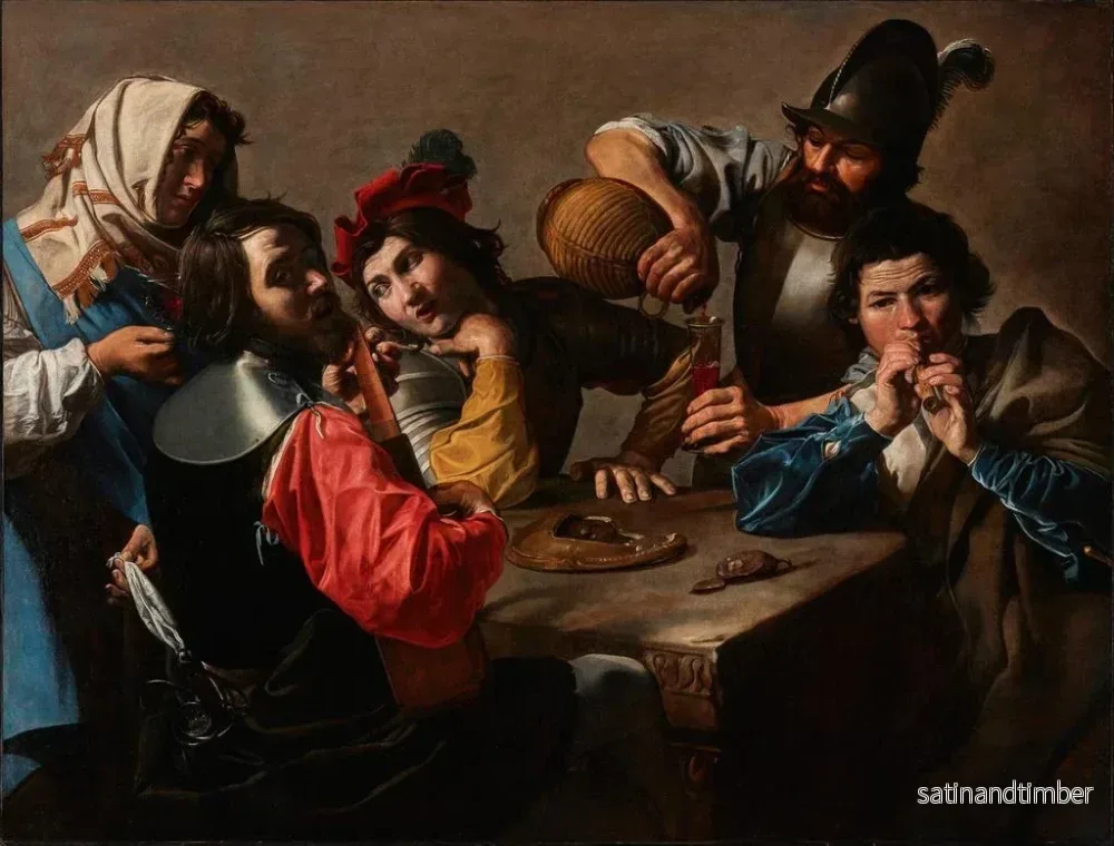Reproduktion av målningen Le Concert - Valentin de Boulogne - Bild 2
