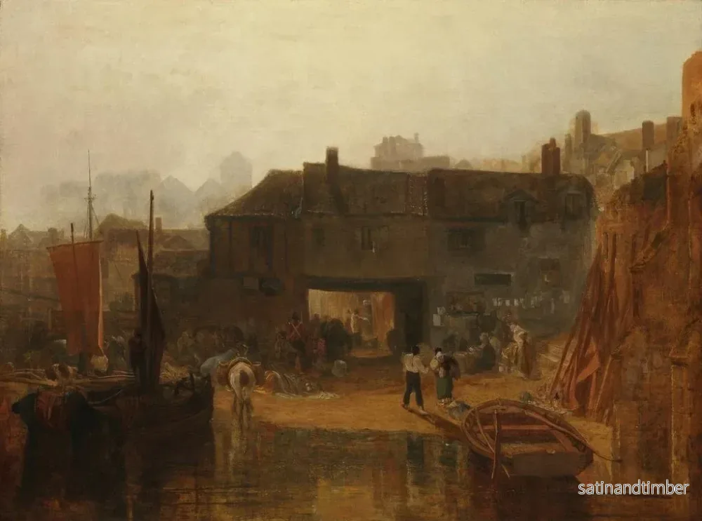 Reproduktion av målningen Saltash med färjefärjan, Cornwall - Joseph Mallord William Turner - Bild 2