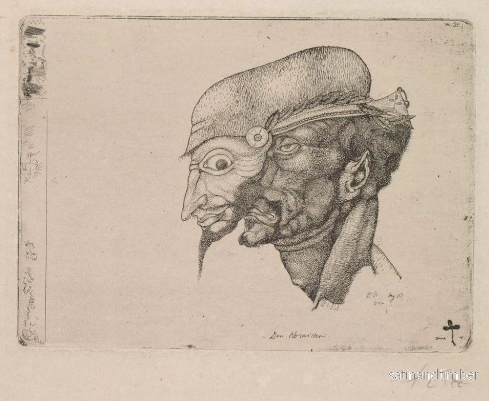 Reproduktion av målningen Le Comédien - Paul Klee - Bild 2