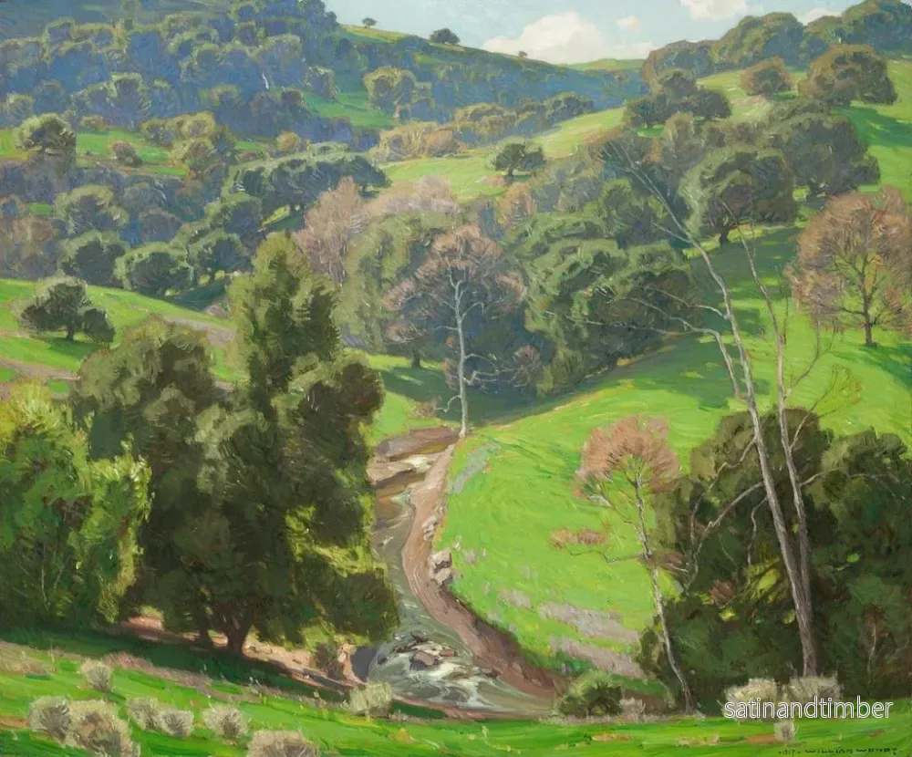 Reproduktion av målningen Le Manteau du Printemps - William Wendt - Bild 2