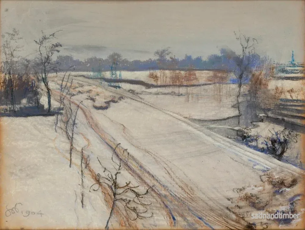 Reproduktion av målningen Vy från fönstret över Kościuszko-berget i Kraków - Stanisław Wyspiański - Bild 2