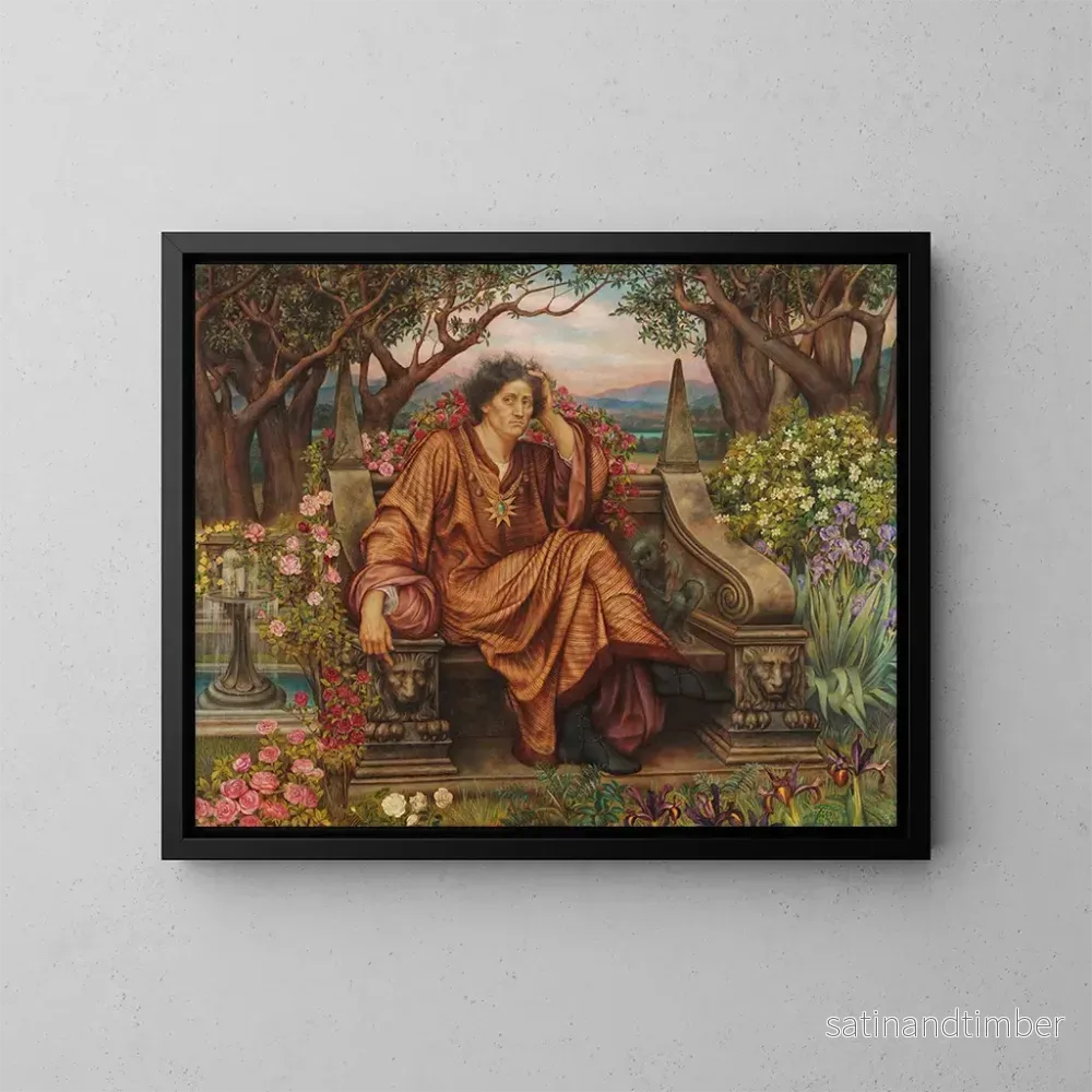Reproduktion av målningen En själ i helvetet - Evelyn De Morgan